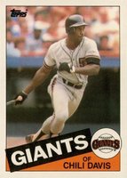 1985 Topps #245 Chili Davis Baseball Card