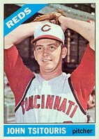 1966 Topps #12 John Tsitouris Baseball Card