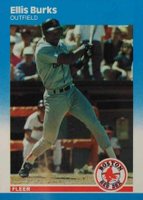 1987 Fleer Update Glossy #U-15 Ellis Burks Baseball Card