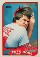 1989 Topps Tiffany #505 Pete Rose Baseball Card