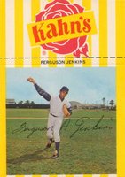 1968 Kahn's Wieners # Fergie Jenkins Baseball Card
