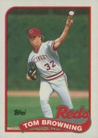 1989 Topps #234 Tom Browning Baseball Card
