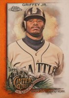 2022 Topps Allen & Ginter Chrome #39 Ken Griffey Jr. Orange Refractor Baseball Card