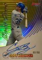 2017 Bowman's Best 1997 Best Cuts #CB Cody Bellinger Autograph-Gold Refractor Baseball Card