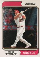 2023 Topps Heritage #5 Mike Trout Chrome Baseball Card