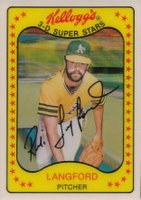 1981 Kellogg's #55 Rick Langford Baseball Card