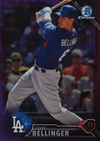 2016 Bowman Chrome Prospects #BCP182 Cody Bellinger Purple Refractor Baseball Card