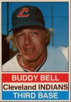 1976 Hostess #95 Buddy Bell Hand Cut Baseball Card