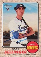 2017 Topps Heritage Real One Autographs #CB Cody Bellinger Baseball Card