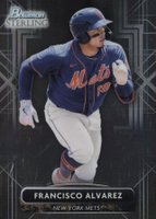 2022 Bowman Sterling #BSP95 Francisco Alvarez Baseball Card