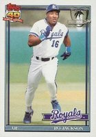1991 Topps Desert Shield #600 Bo Jackson Baseball Card