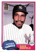 2001 Topps Traded #T103 Dave Winfield 1981 Reprint Baseball Card