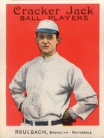 1914 Cracker Jack #80 Ed Reulbach Baseball Card