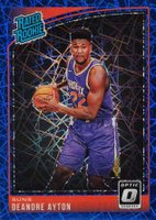2018 Panini Donruss Optic #157 DeAndre Ayton Blue Velocity Basketball Card