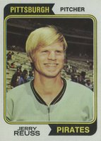 1974 Topps #116 Jerry Reuss Baseball Card
