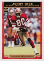 1996 Collector's Choice #74 Jerry Rice Football Card