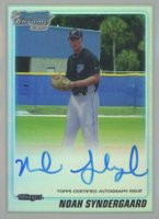 2010 Bowman Chrome Draft Picks & Prospects #BDPP75 Noah Syndergaard Refractor Baseball Card