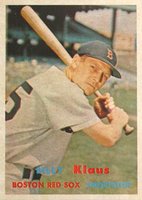 1957 Topps #292 Billy Klaus Baseball Card