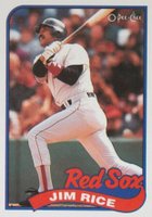 1989 O-Pee-Chee #245 Jim Rice Baseball Card