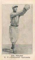 1922 Haffner's Big-Tayto-Loaf Bread # Ed Roush Baseball Card