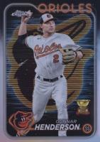 2024 Topps Chrome #36 Gunnar Henderson Lightboard Logo Baseball Card