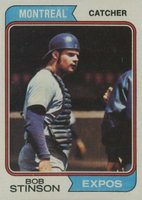 1974 Topps #653 Bob Stinson Baseball Card