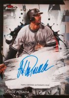 2024 Topps Finest Finest Autographs #FAJP Jorge Posada Baseball Card