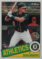 2020 Topps Silver Pack 1985 Chrome Promo #34 Sean Murphy Baseball Card