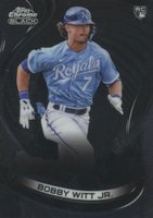 2022 Topps Chrome Black #51 Bobby Witt Jr. Baseball Card