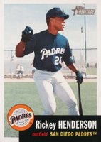 2002 Topps Heritage #332 Rickey Henderson Baseball Card