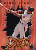 1998 Circa Thunder Thunder Boomers #2 Barry Bonds Baseball Card