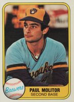 1981 Fleer #515 Paul Molitor Baseball Card