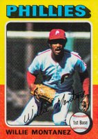 1975 Topps Mini #162 Willie Montanez Baseball Card