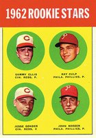 1963 Topps #29b 1962 Rookie Stars Baseball Card