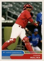 2004 Bazooka #275 Yadier Molina Mini-Without Bat Baseball Card