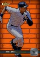 2011 Finest Foundations #FF015 Derek Jeter Orange Refractor Baseball Card