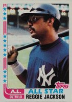 1982 Topps #551 Reggie Jackson Baseball Card