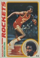 1978 Topps #38 Moses Malone Basketball Card