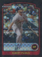 2003 Bowman Chrome #24 Albert Pujols Xfractor Baseball Card
