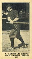 1916 Sporting News #165 J. Carlisle Smith Baseball Card