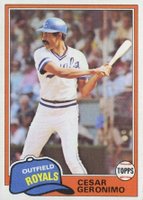 1981 Topps #766 Cesar Geronimo Traded Baseball Card