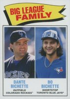 2020 Topps Throwback Thursday #126 Bo Bichette/Dante Bichette Baseball Card