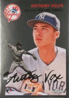2023 Topps Chrome Platinum Anniversary #100 Anthony Volpe Image Variation Baseball Card