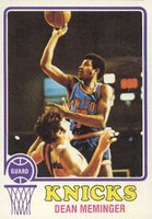 1973 Topps #93 Dean Meminger Basketball Card