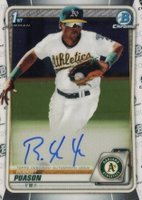 2020 Bowman Chrome Prospect Autographs #CPARP Robert Puason Baseball Card