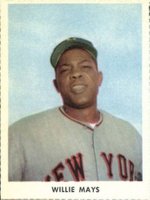 1955 Golden Stamps New York Giants # Willie Mays Baseball Card