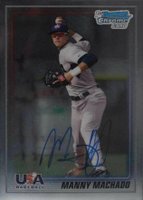 2010 Bowman Chrome USA Buyback Autographs #BC10 Manny Machado Baseball Card