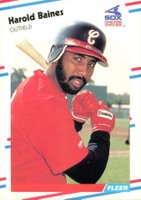 1988 Fleer #391 Harold Baines Baseball Card