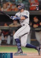 2020 Stadium Club Chrome #249 Kyle Lewis Red Refractor Baseball Card