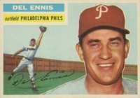1956 Topps #220 Del Ennis Baseball Card